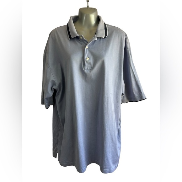 VINTAGE CLASSIC BLUE TOMMY HILFIGER GOLF POLO SHIRT • Size: XL • Used - Picture 3 of 6